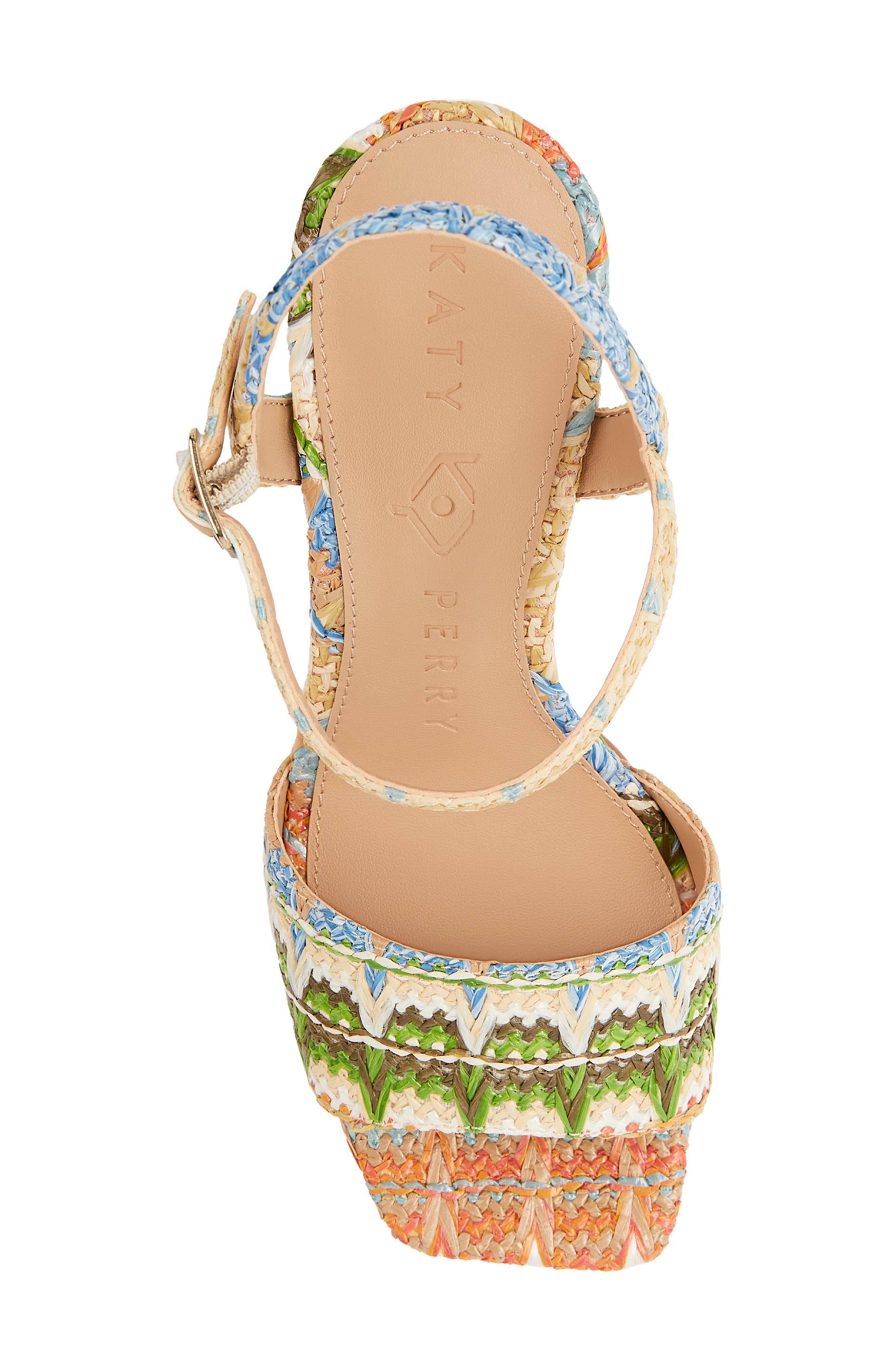 Katy Perry Woven Platform Sandal, Alternate, color, 