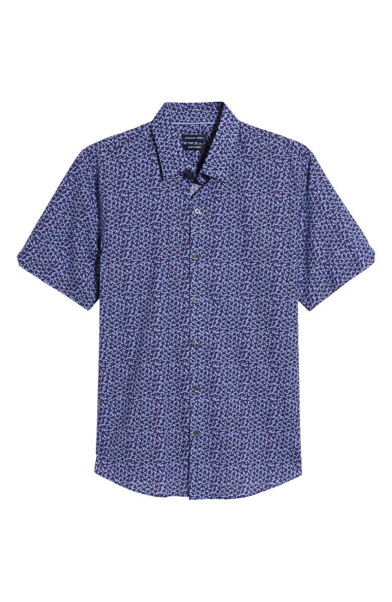 Zachary Prell Bronwen Regular Fit Short Sleeve Button-Up Sport Shirt, Alternate, color,