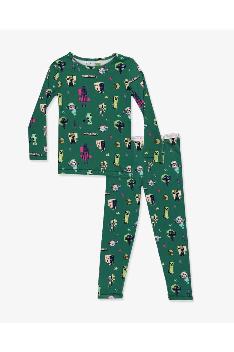 Kids' Minecraft Midnight Mobs Set of 2 Piece Pajamas, Main, color, Minecraft: Midnight Mobs