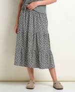Toad & Co Sunkissed Tiered Midi Skirt