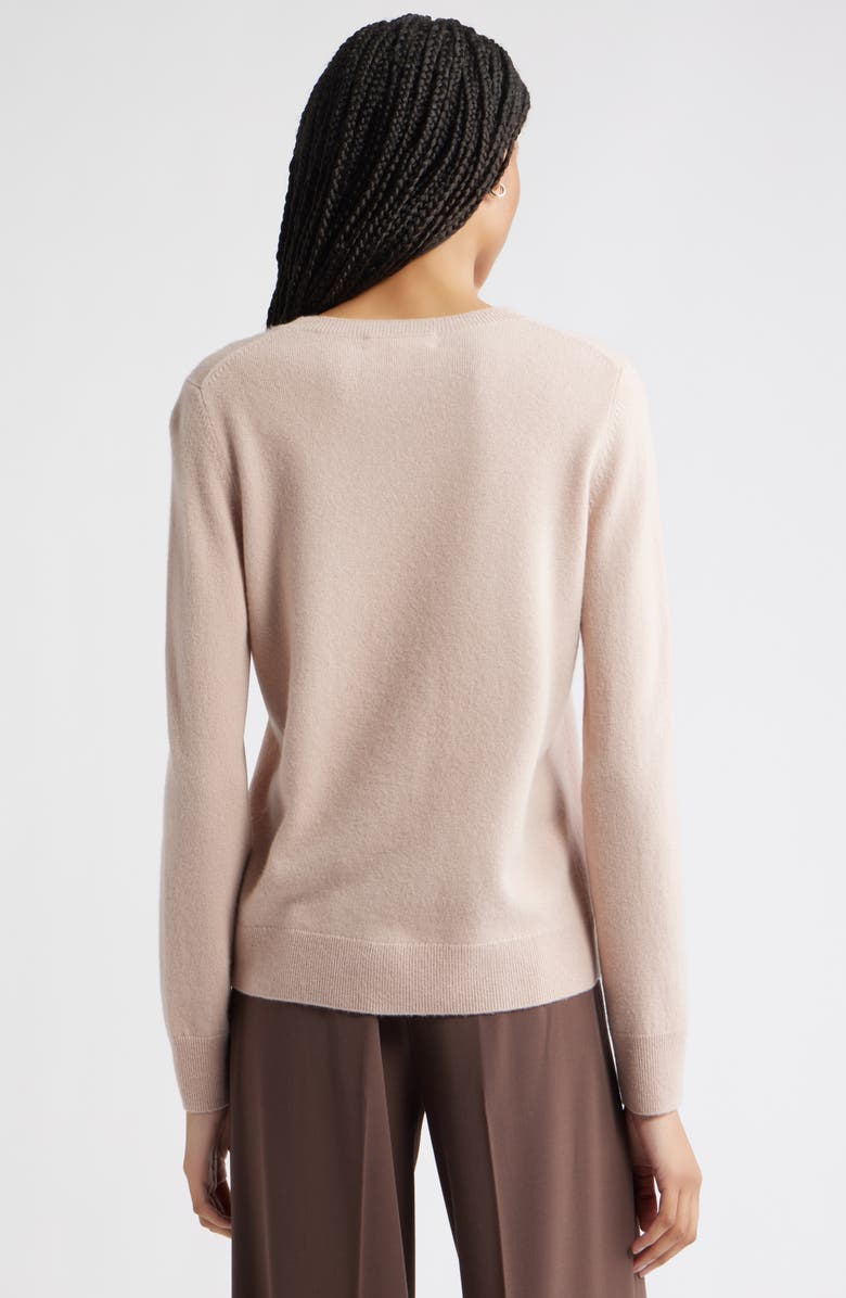 Nordstrom Cashmere Crewneck Sweater, Alternate, color, Tan Memoir