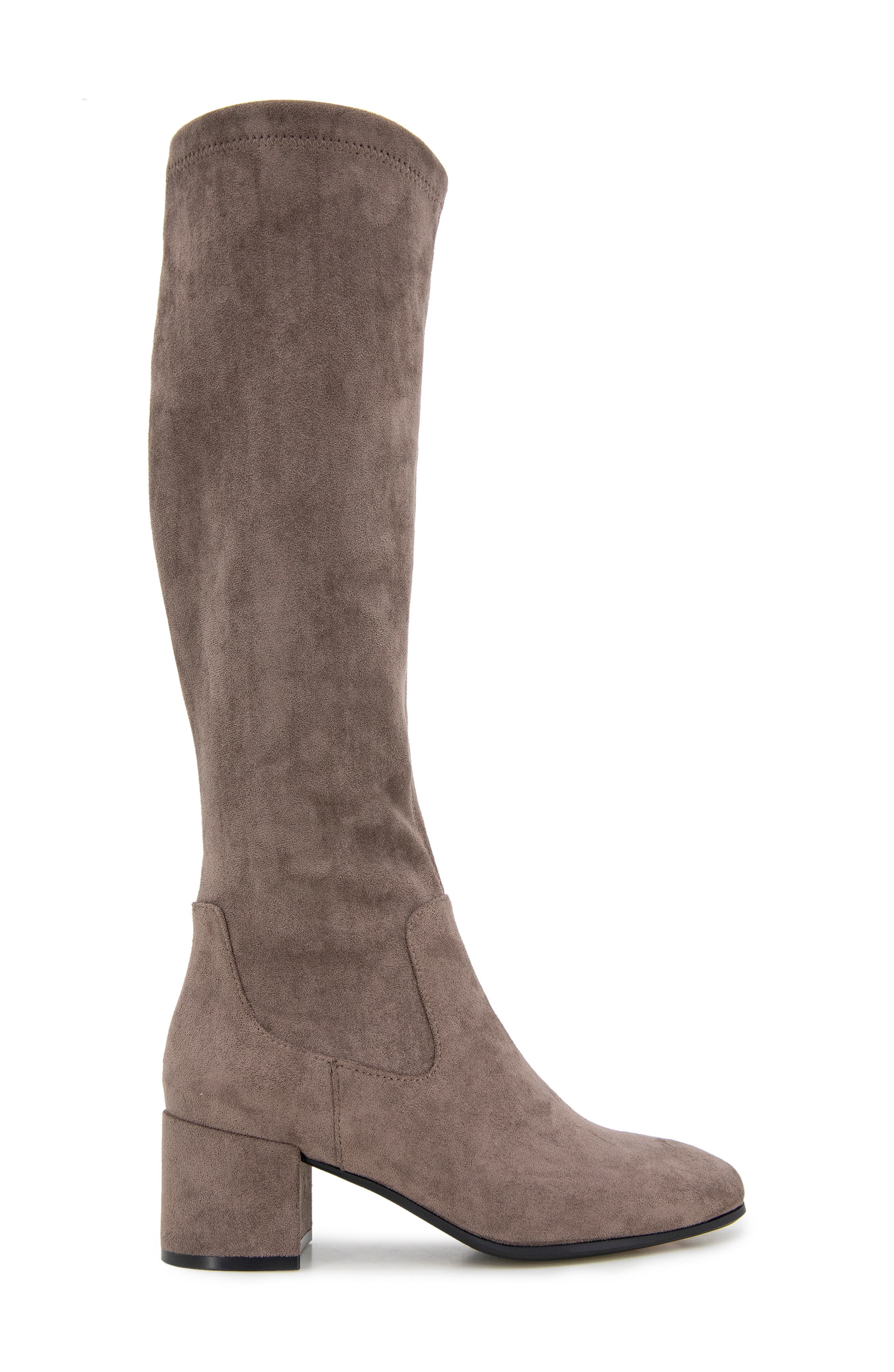 Reaction Kenneth Cole Rida Stretch Knee High Boot, Alternate, color, Shitake Micro