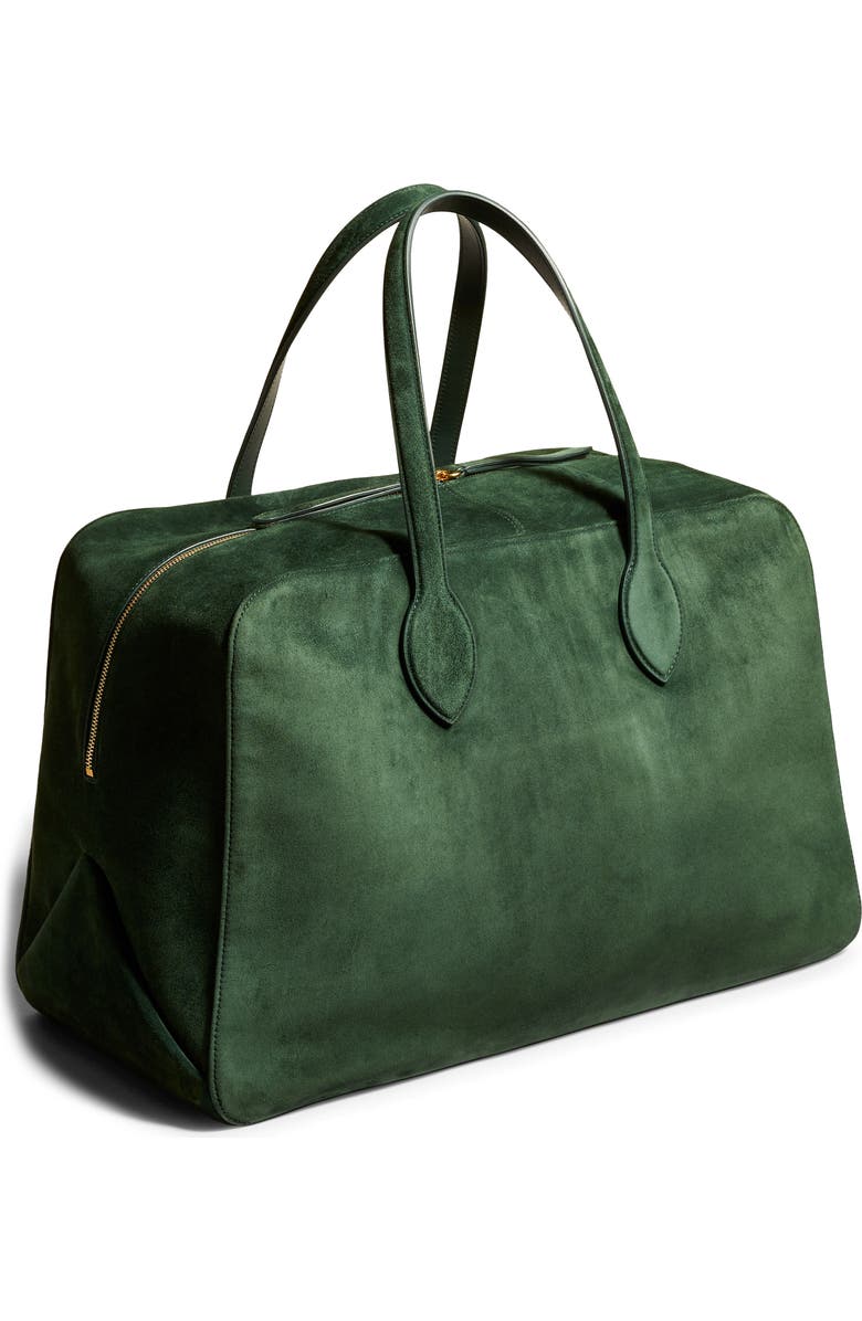 Khaite Large Maeve Suede Weekend Bag, Alternate, color,