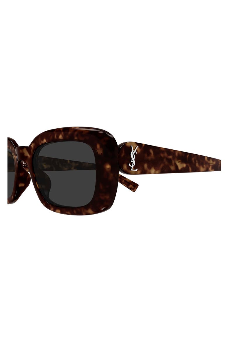 SL M130 53mm Rectangular Sunglasses, Alternate, color, HAVANA