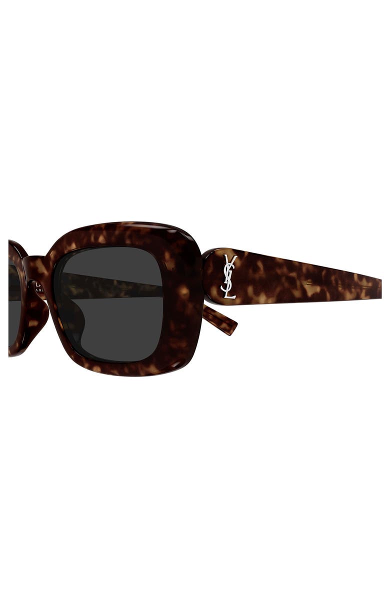 Saint Laurent SL M130 53mm Rectangular Sunglasses, Alternate, color, 
