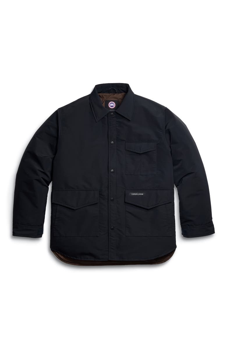 Legacy Cotton Blend Shirt Jacket, Alternate, color, NOCTURNE/ TERRA
