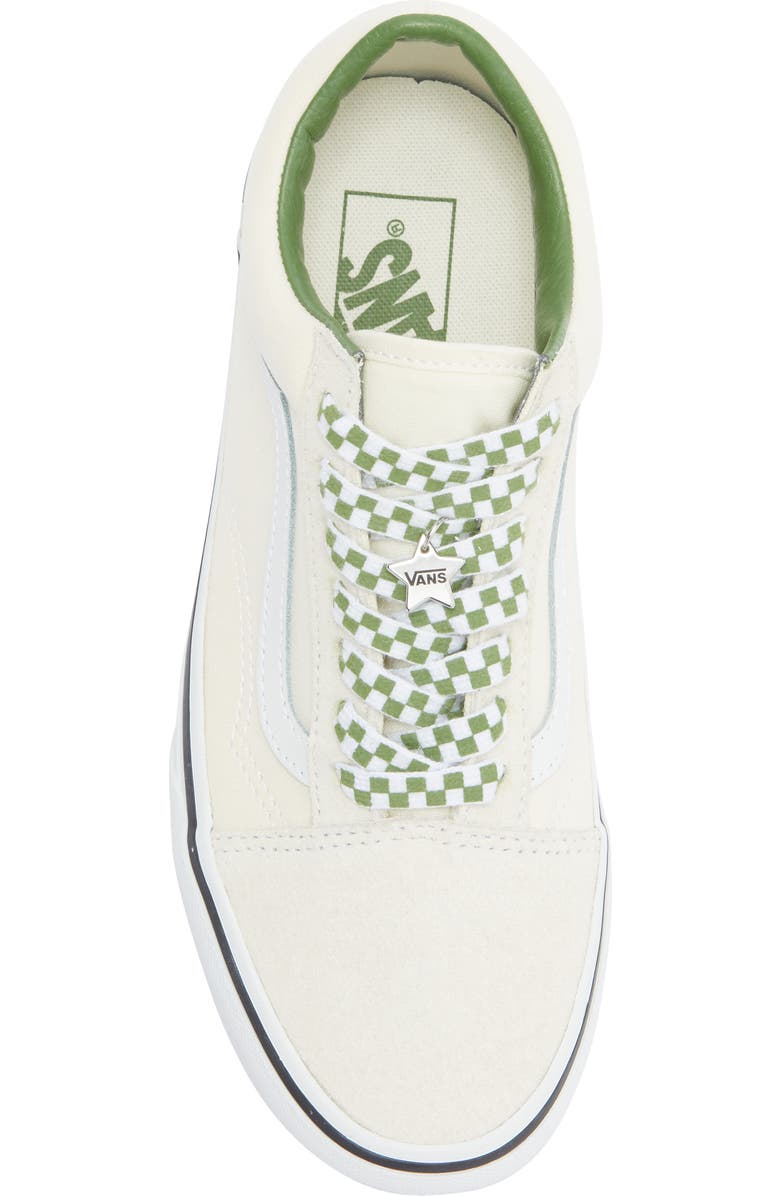 Vans Old Skool Sneaker, Alternate, color, Marshmallow/Green