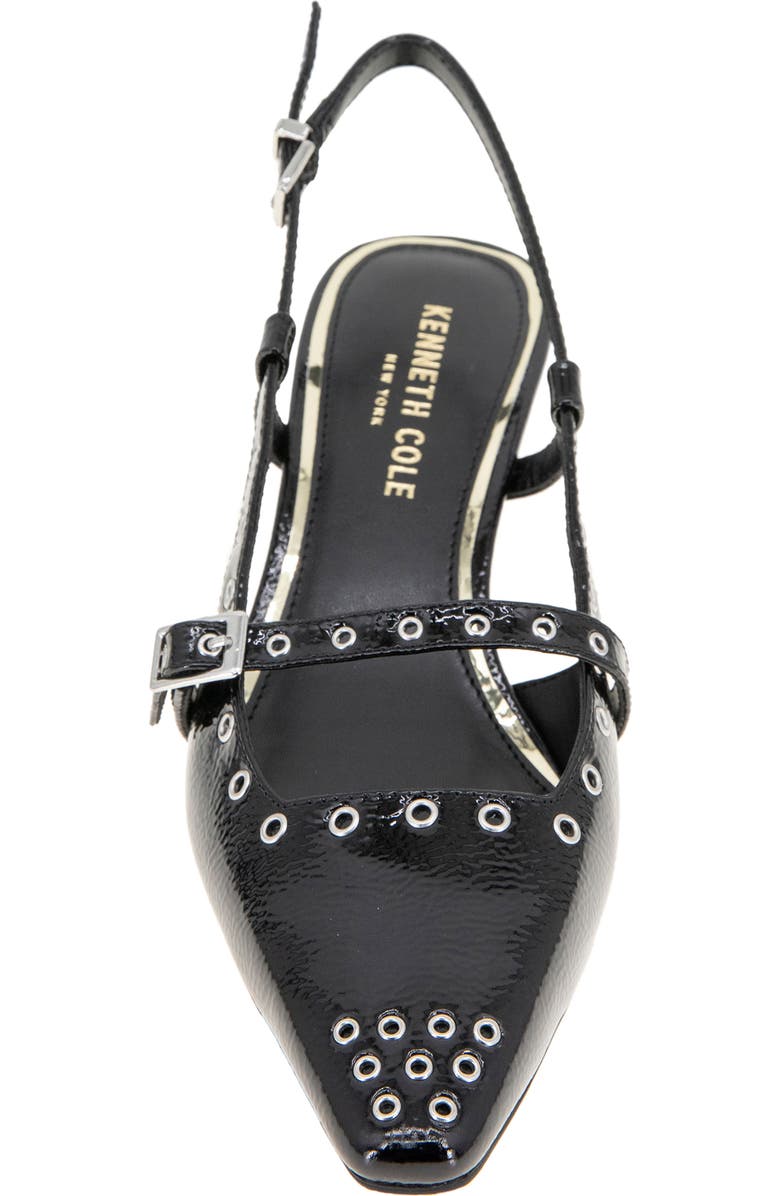 Kenneth Cole Martha Eyelet Slingback Kitten Heel Pump, Alternate, color,