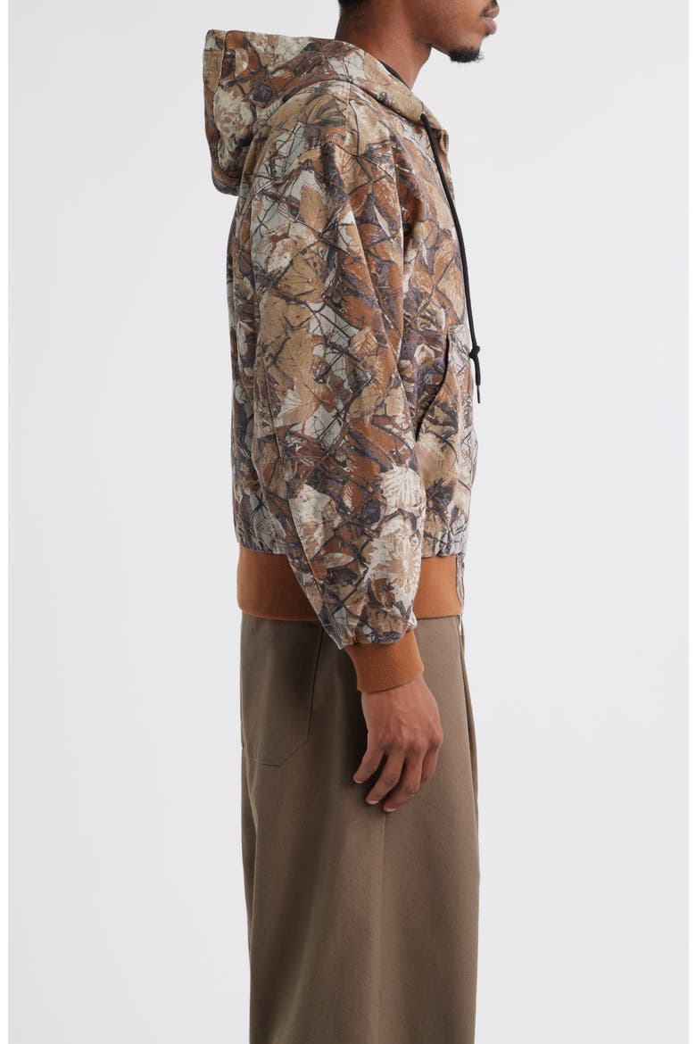 Glen Forest Camo Hooded Jacket, Alternate, color, FENCE CAMO MULTI