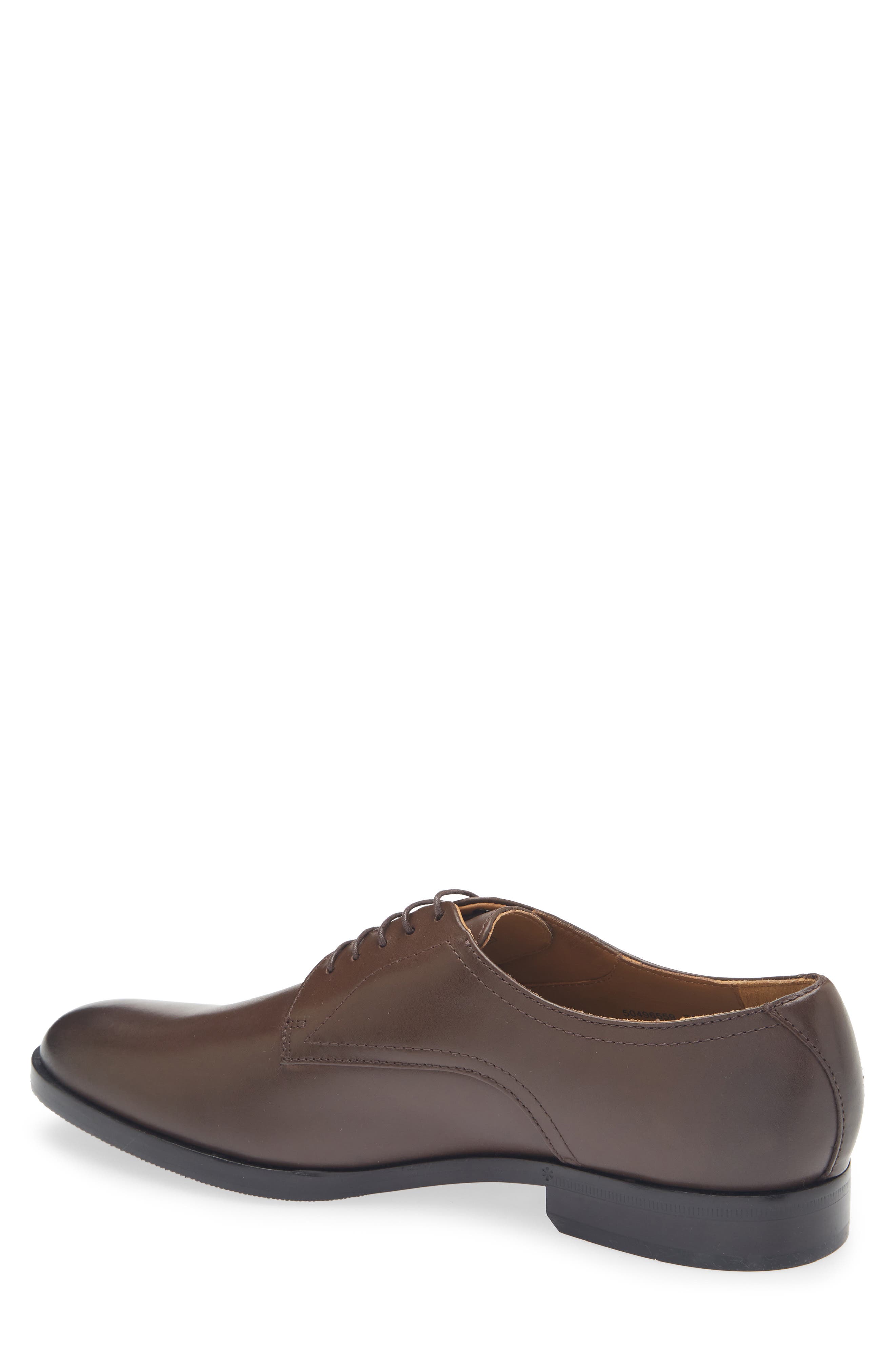BOSS Modern Derby, Alternate, color, Dark Brown