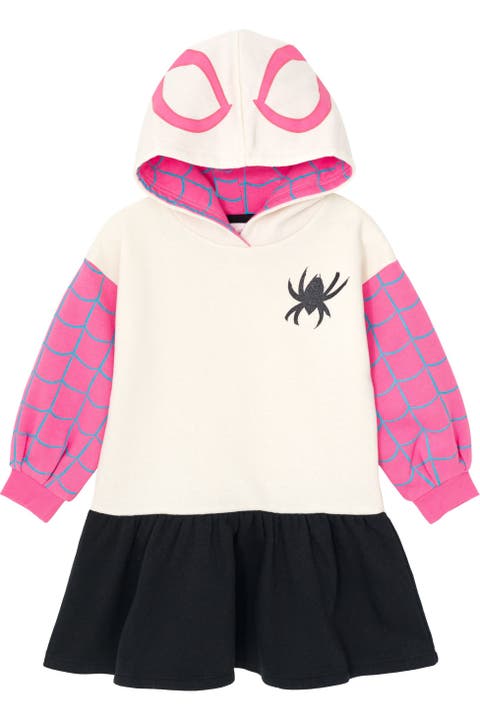 Spider-Verse Fleece Hooded Dress