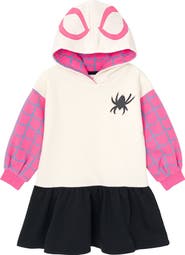 Marvel Spider-Verse Fleece Hooded Dress