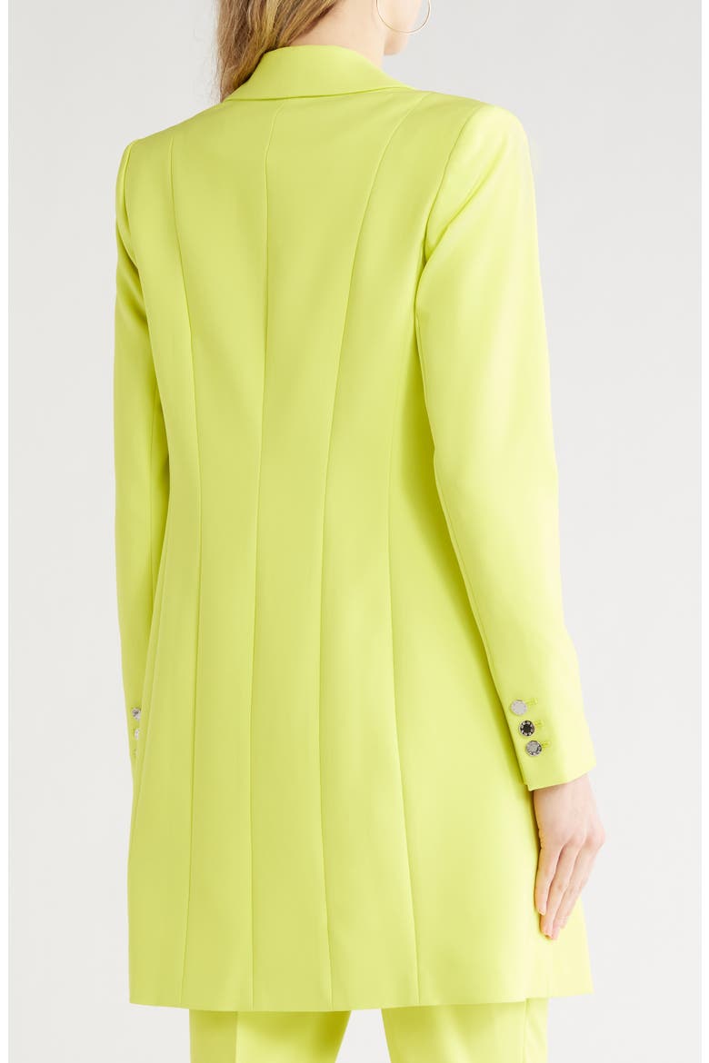 Peak Lapel Topper Blazer, Alternate, color, LIMEADE