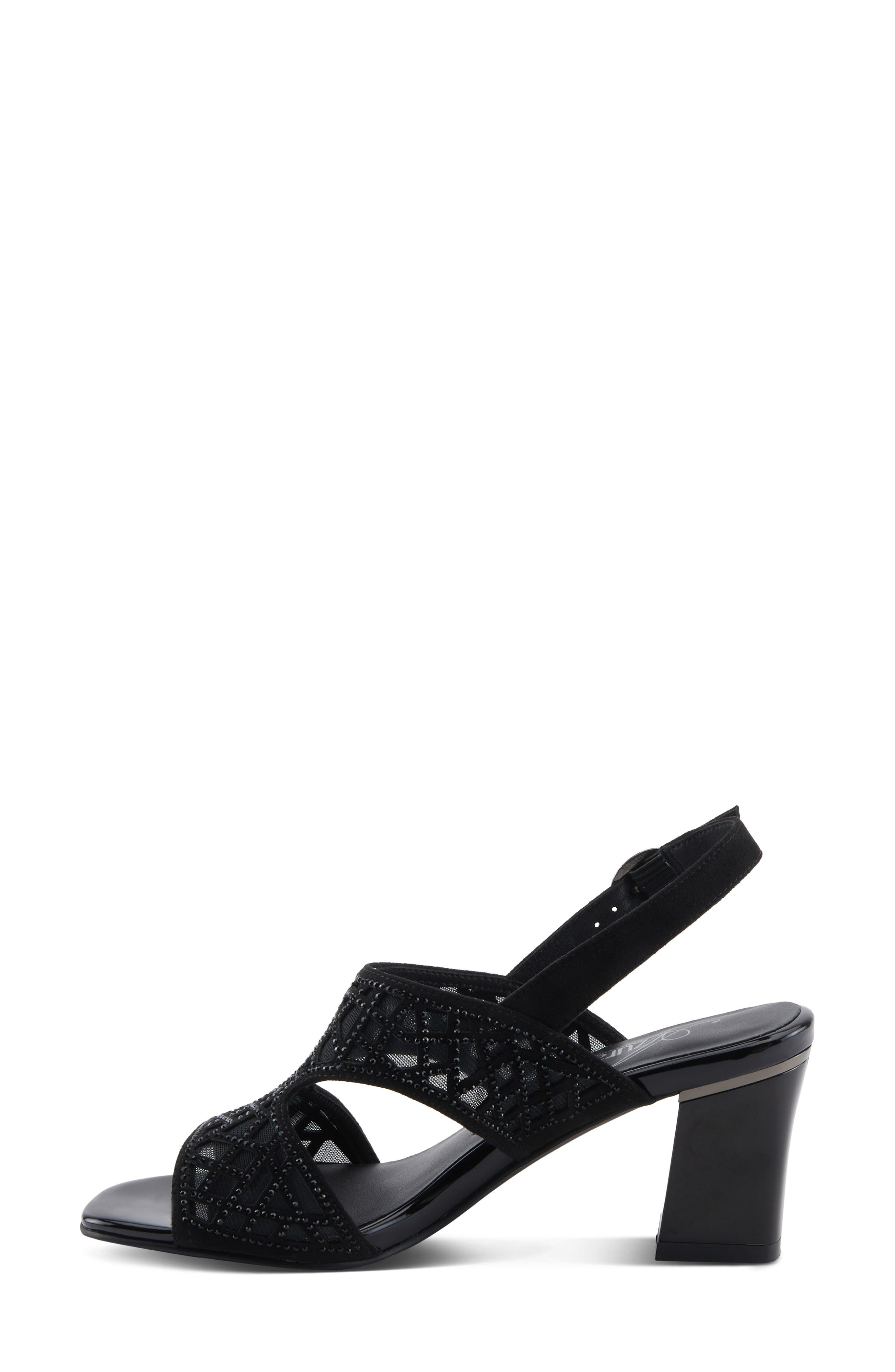 AZURA BY SPRING STEP Wisp Slingback Sandal, Alternate, color, Black