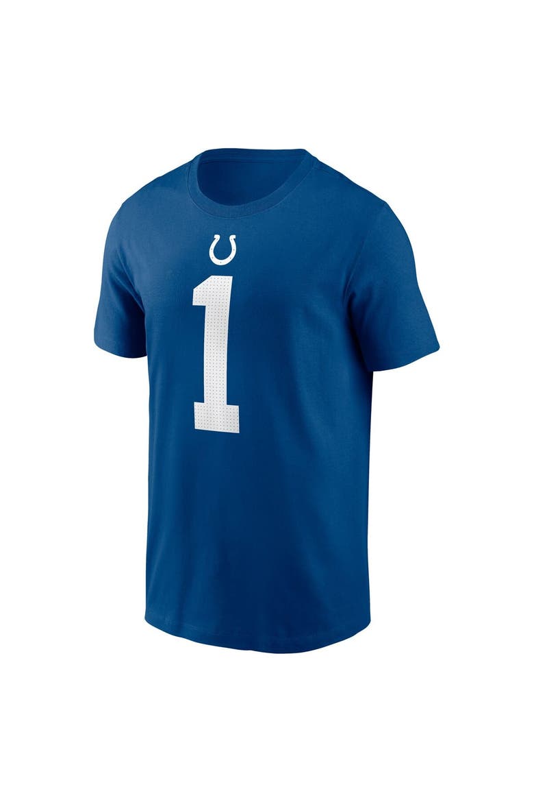 Men's Nike Ahmad Sauce Gardner Royal Indianapolis Colts Player Name & Number T-Shirt, Alternate, color, Royal