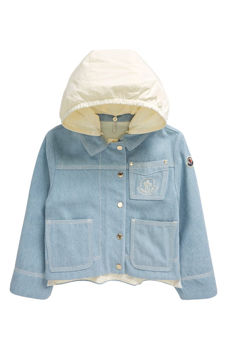 Moncler Kids' Esbly Denim Jacket, Main, color, 