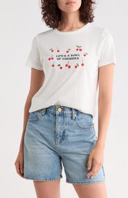 Junk Food Life's a Bowl of Cherries Graphic T-Shirt