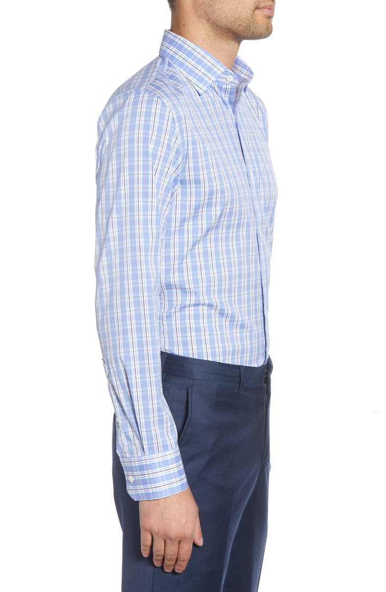 Bonobos Tripui Slim Fit Stretch Plaid Dress Shirt, Alternate, color, 