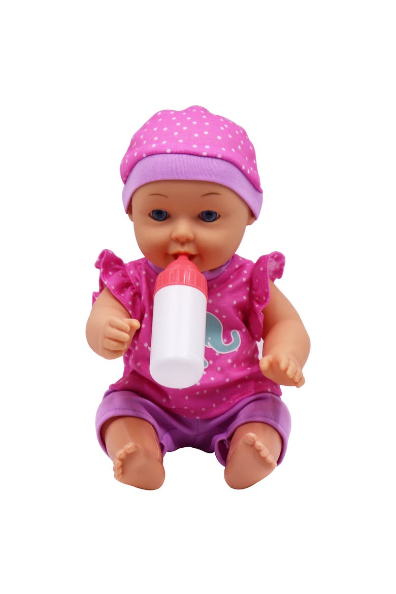 12" Baby Doll with Musical Potty in Pink, Alternate, color, Multicolored