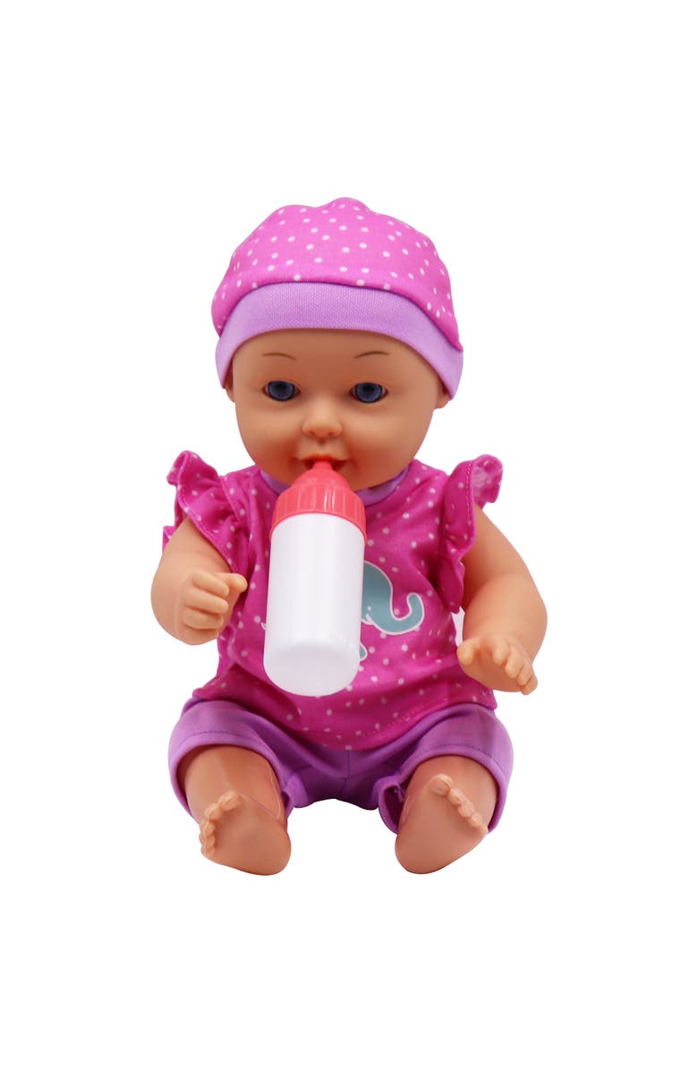 Dream Collection 12" Baby Doll with Musical Potty in Pink, Alternate, color, Multicolored