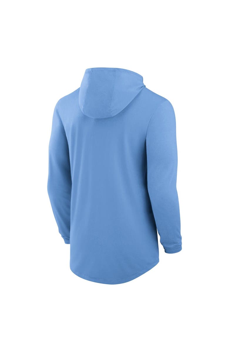 Jordan Brand Men's Jordan Brand Carolina Blue North Carolina Tar Heels Lightweight Performance Long Sleeve Hoodie T-Shirt, Alternate, color, 