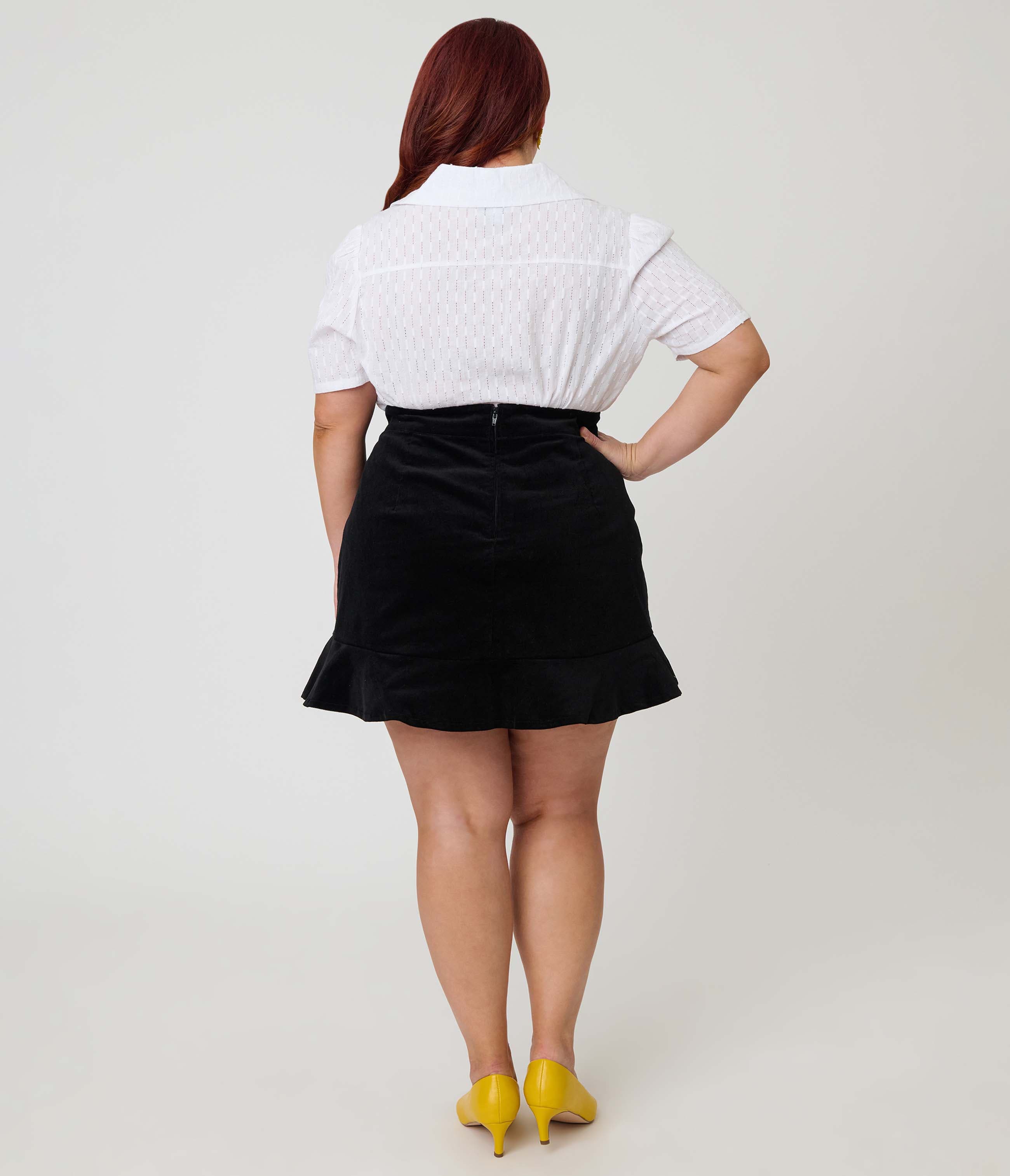 Plus Size Flounce Mini Skirt - image 2