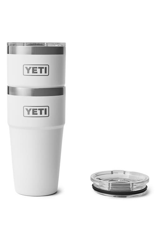 Yeti Ramber 20-ounce Stackable Cup In White