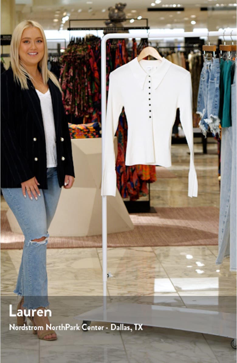 Eleanor Ribbed Long Sleeve Top, sales video thumbnail