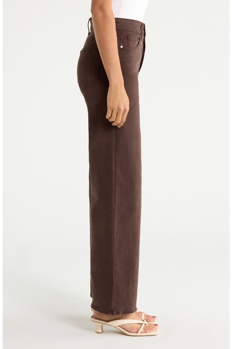 Anessa High Waist Wide Leg Pants, Alternate, color, RICH CHOCOLATE