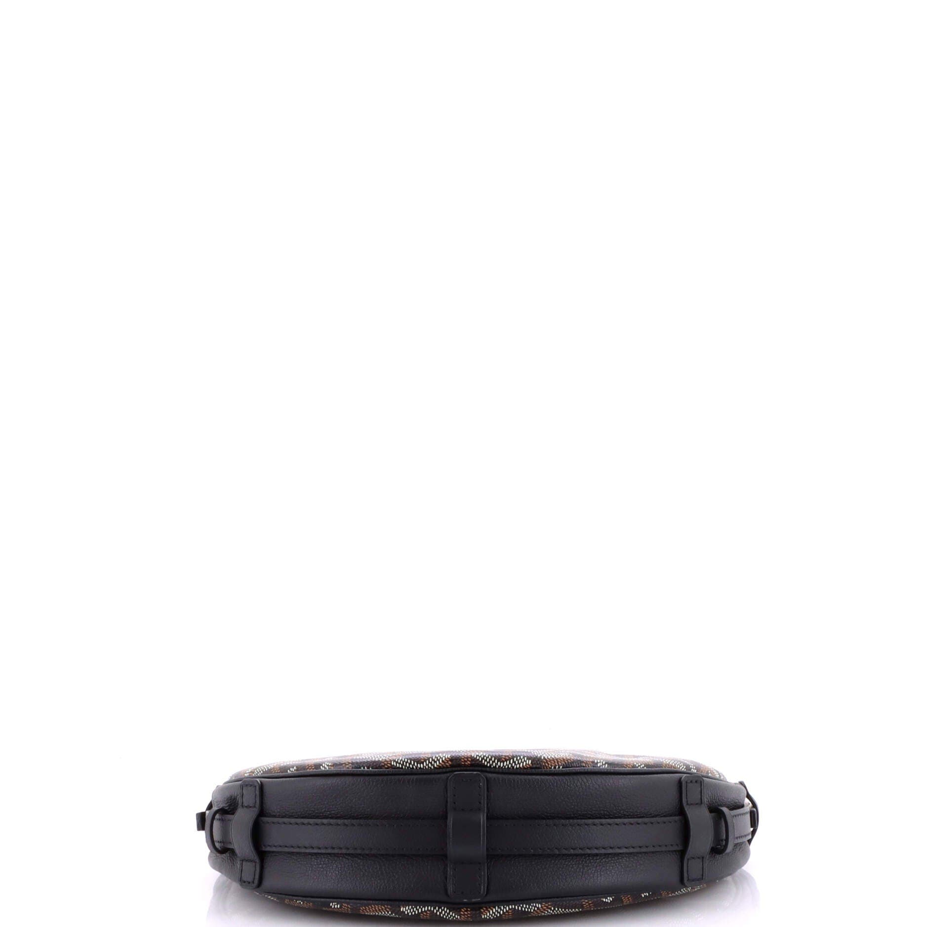 Pre-Owned Goyard Hirondelle Shoulder Bag Coated Canvas and Leather, Alternate, color, Black