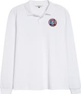 Malbon Golf Grateful Dead Stealie Long Sleeve Polo