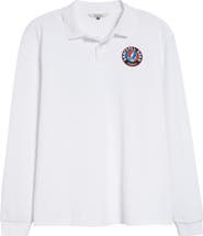 Malbon Golf Grateful Dead Stealie Long Sleeve Polo