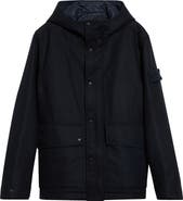 Stone Island Wool Short Parka