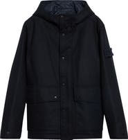 Stone Island Wool Short Parka