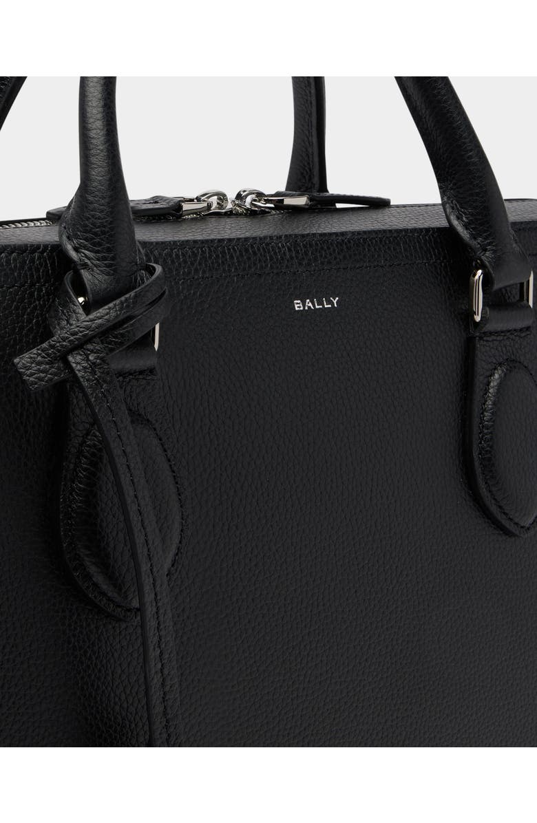 Bally Capitol Briefcase in Grained Leather, Alternate, color, Black+Palladio