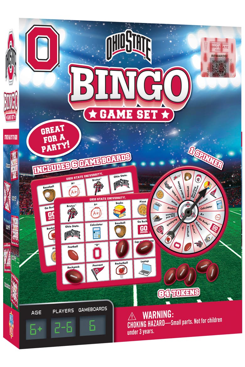Ohio State Buckeyes NCAA Bingo Game, Main, color, Multicolor