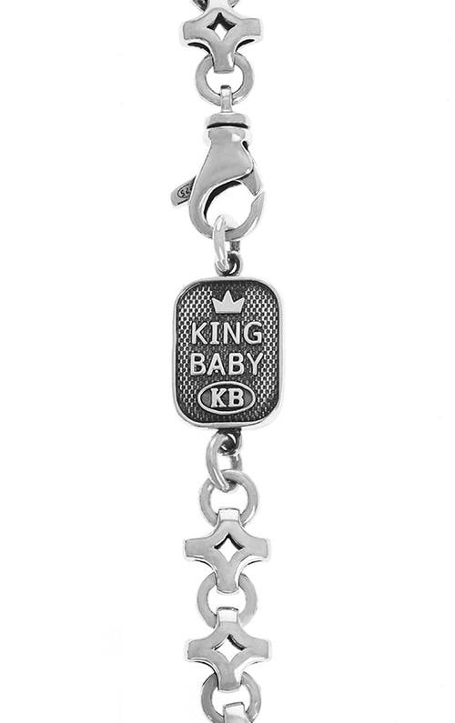 KING BABY STUDIO KING BABY STUDIO SMALL DIAMOND LINK BRACELET