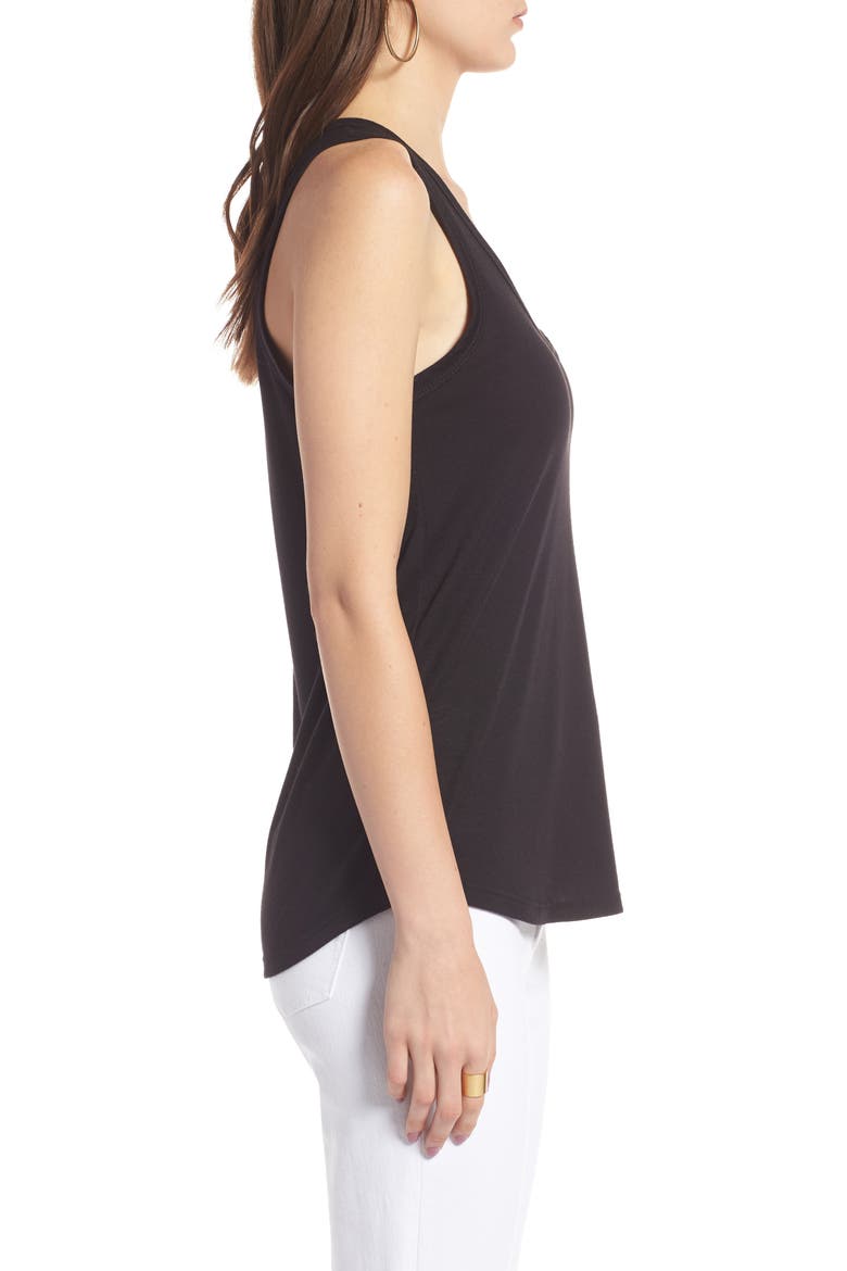 U-Neck Tank, Alternate, color, BLACK