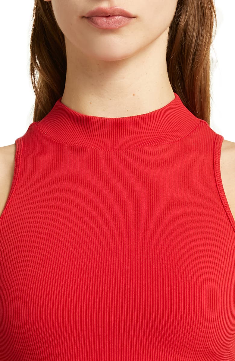 Alo Goddess Mock Neck Rib Tank, Alternate, color, 