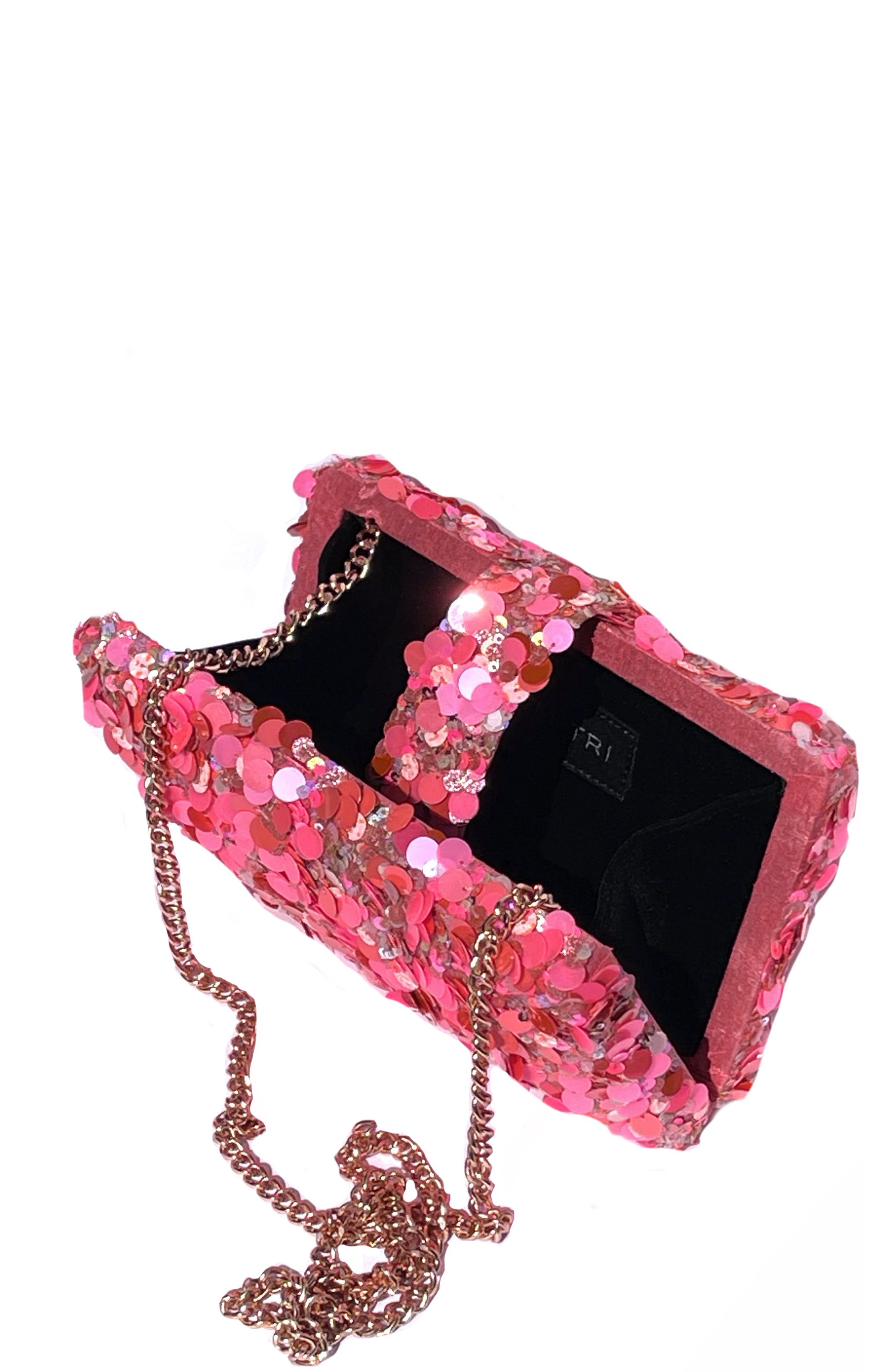 Simitri Fusion Sequin Kitsch Clutch, Alternate, color, 