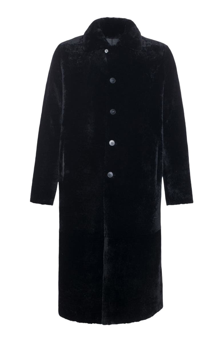 GORSKI Reversible Select Genuine Shearling Coat, Alternate, color, Black
