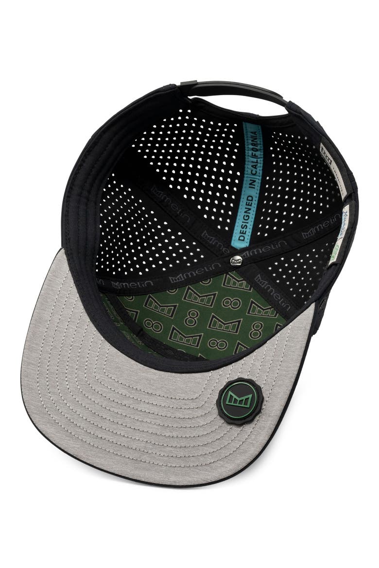 Hydro Trenches Richard Ham Adjustable Performance Ball Cap, Alternate, color, BLACK