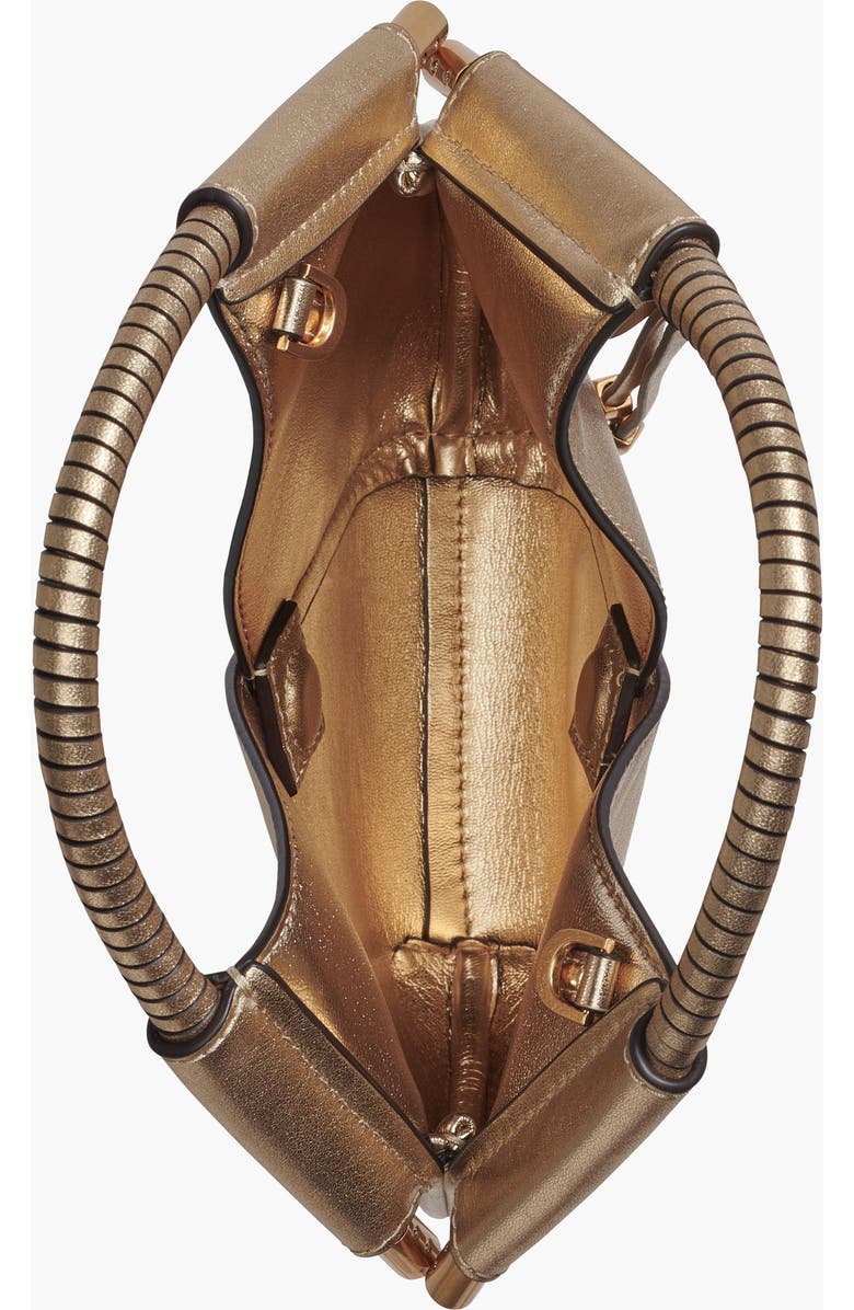 Donna Karan New York Baldwin Metallic Micro Crossbody, Alternate, color, Gold