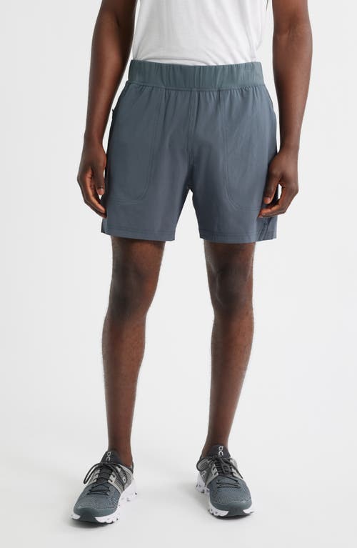 Free Fly Breeze Brief Lined Active Shorts In Gray