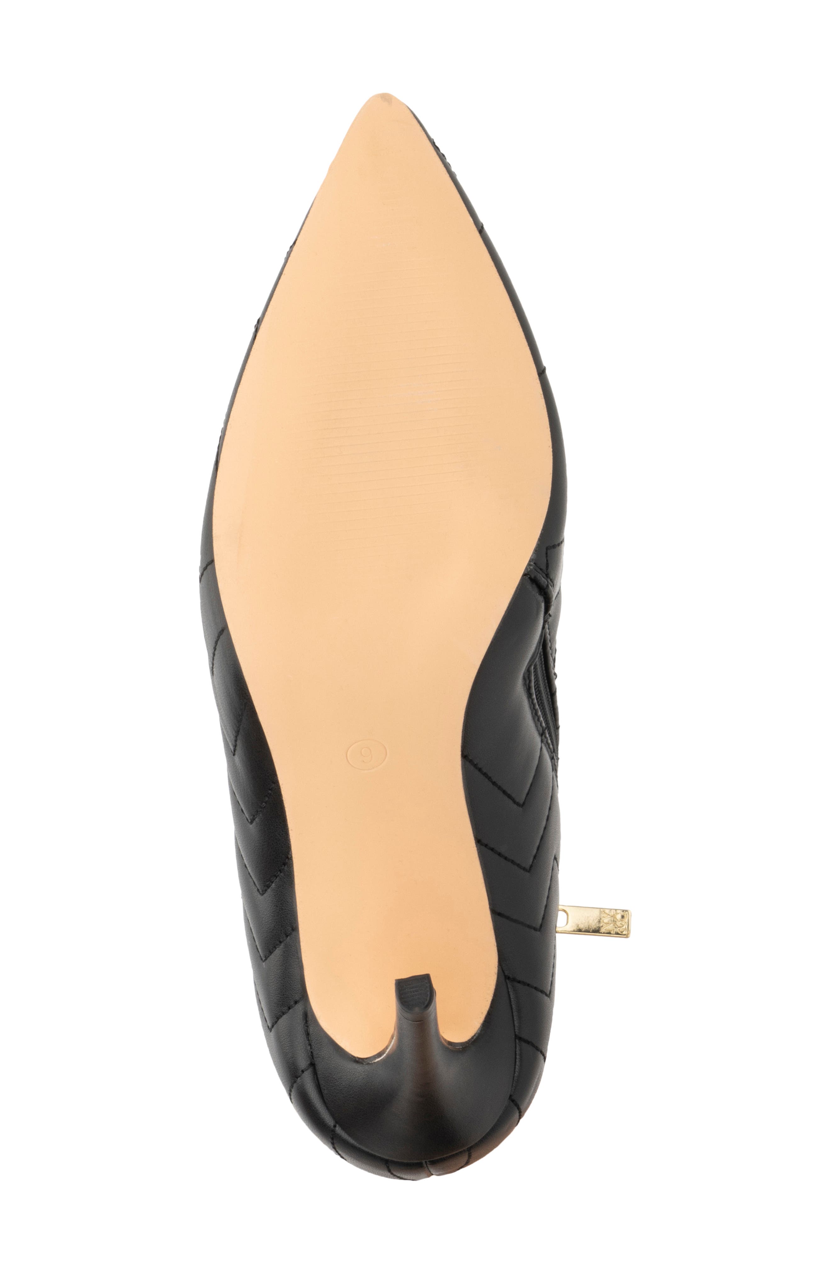 NEW YORK AND COMPANY Yesenia Quilted Bootie, Alternate, color, Black