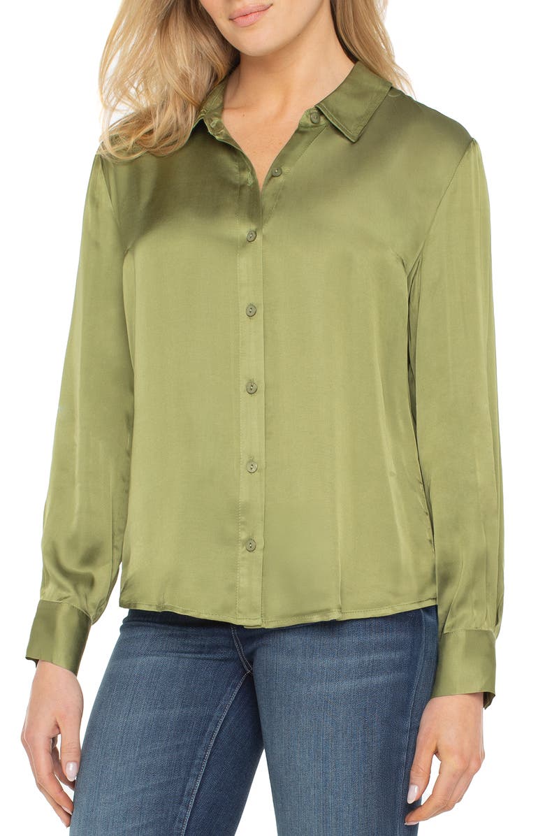 Liverpool Los Angeles Button-Up Shirt, Main, color, 