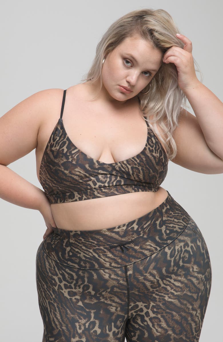 Good American Slim Racerback Bra, Alternate, color, 