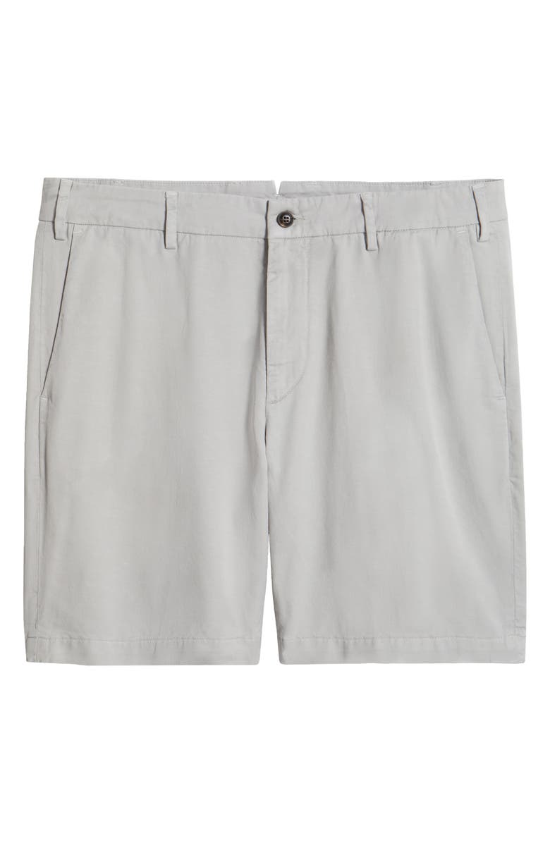 Peter Millar Crown Craft Somerset Flat Front Shorts, Alternate, color, British Grey