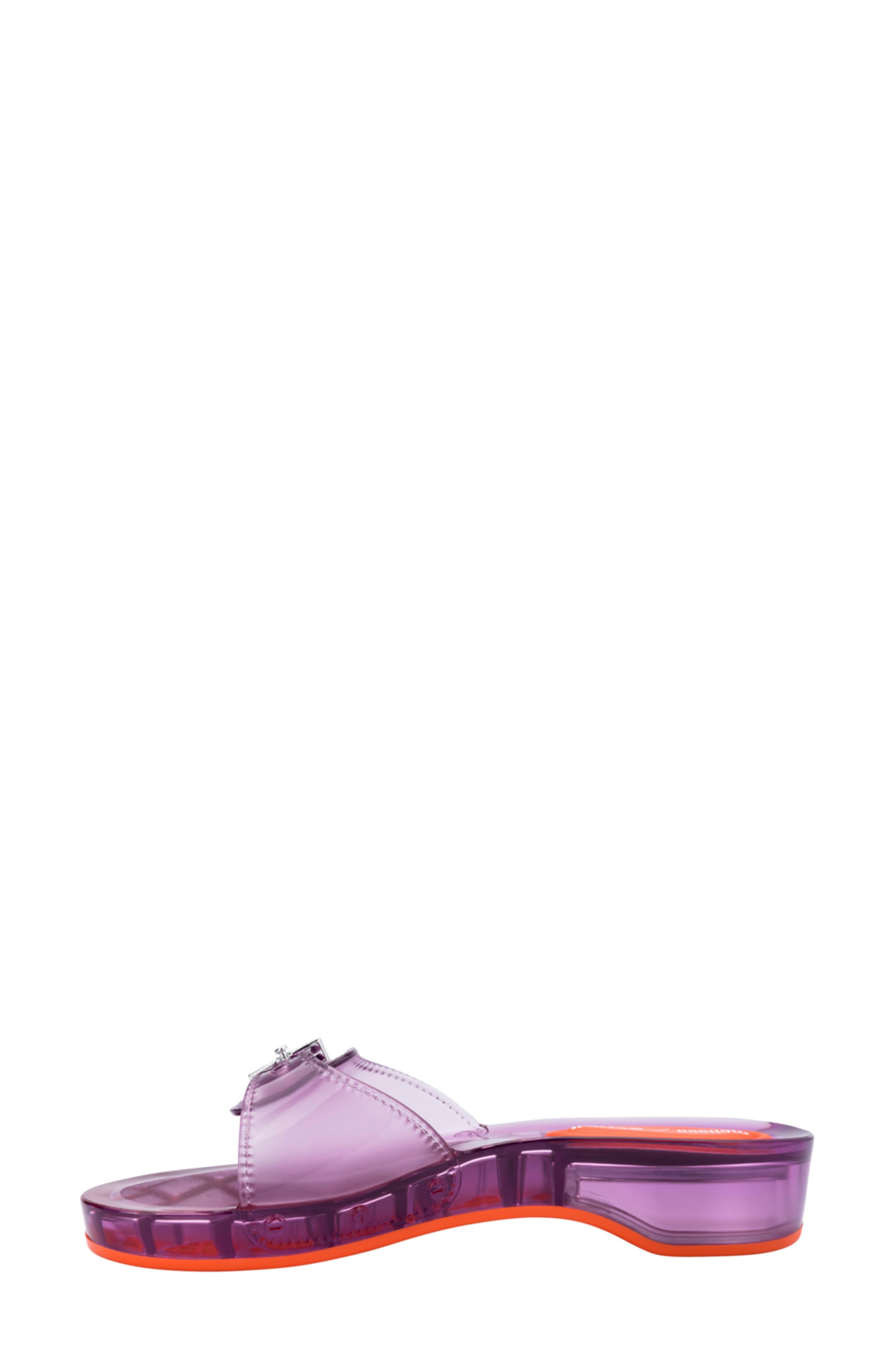 x Scholl Pescura Platform Slide Sandal, Alternate, color, CLEAR LILAC
