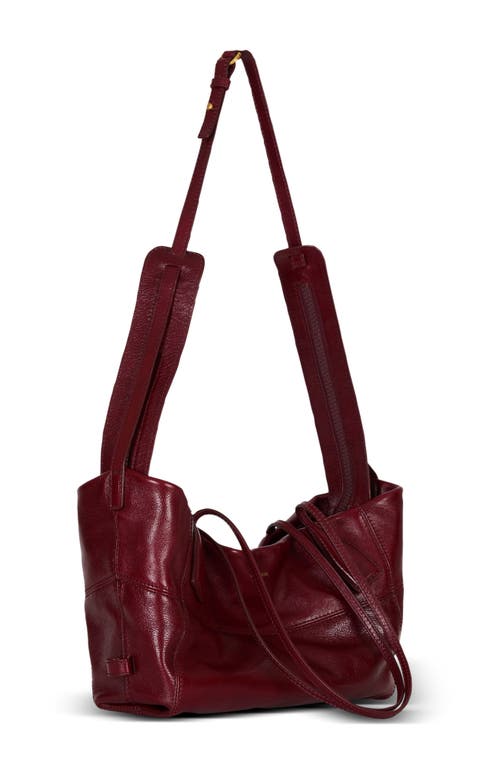 Balmain Small Track Zips Calfskin Tote Bag In Brown In Brown